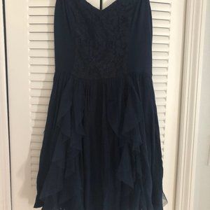 Abercrombie and Fitch Dress - Navy and Flowing
